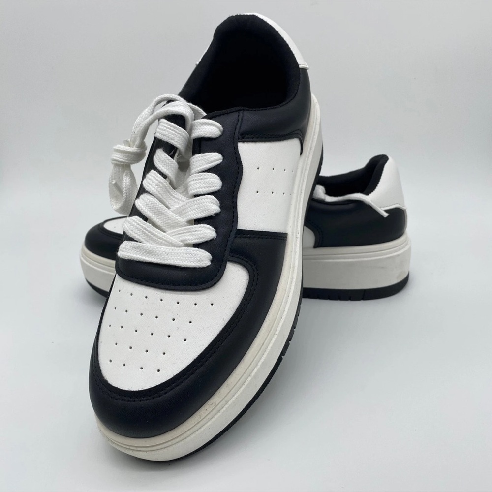 Madden Girl Black and White Women's Sneakers